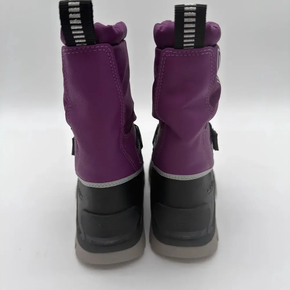 Keen Snow Troll Waterproof Purple Lined Insulated Winter Boots Size 8 Kids NWB
